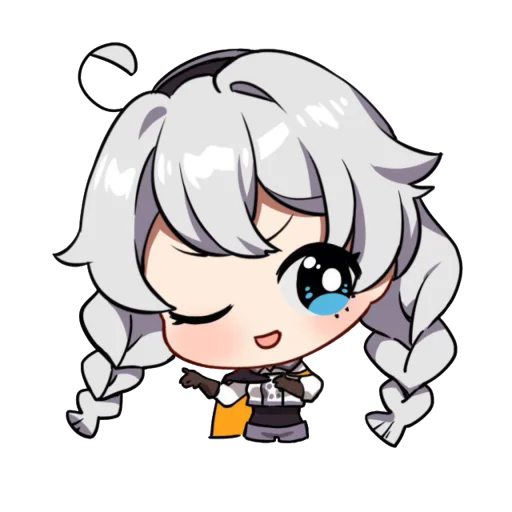 🤷‍♀️ Стикер «Honkai Impact 3rd Chibi» для Telegram