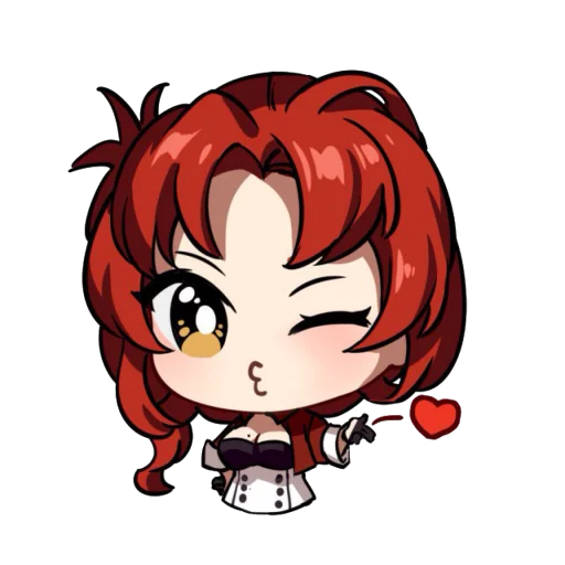 😘 Стикер «Honkai Impact 3rd Chibi» для Telegram