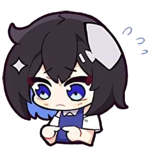 😖 Стикер «Honkai Impact 3rd Chibi» для Telegram