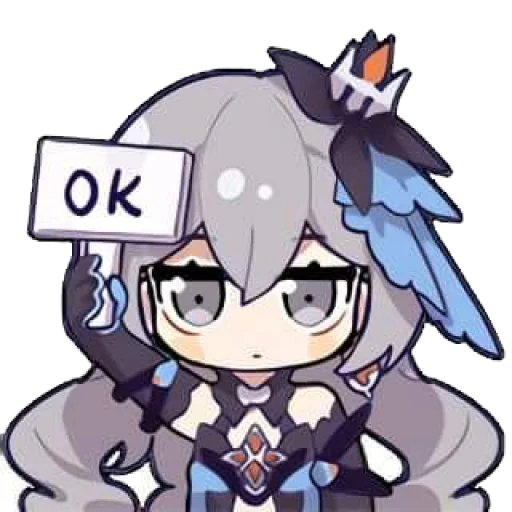 👌 Стикер «Honkai Impact 3rd Chibi» для Telegram