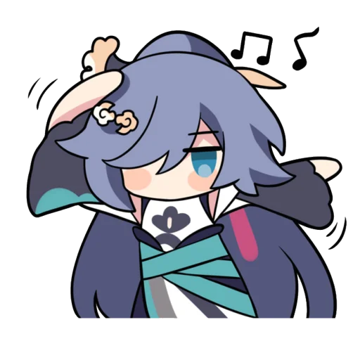 🕺 Стикер «Honkai Impact 3rd Chibi» для Telegram