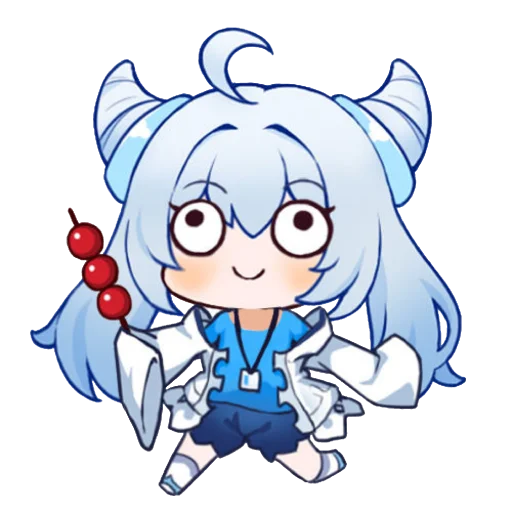 🍡 Стикер «Honkai Impact 3rd Chibi» для Telegram