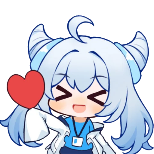 ❤ Стикер «Honkai Impact 3rd Chibi» для Telegram