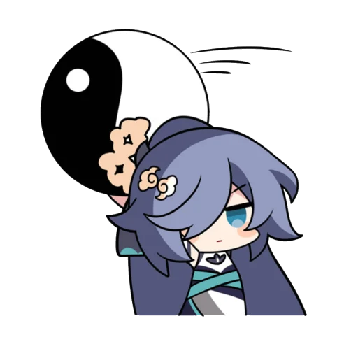 ☯️ Стикер «Honkai Impact 3rd Chibi» для Telegram
