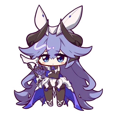 🎻 Стикер «Honkai Impact 3rd Chibi» для Telegram
