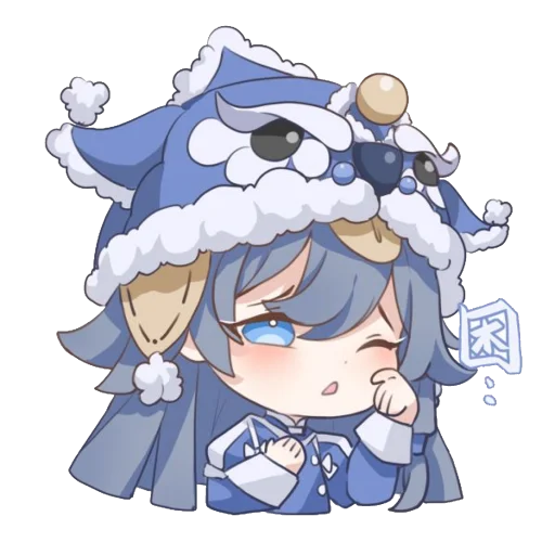 🥱 Стикер «Honkai Impact 3rd Chibi» для Telegram