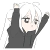🥺 Эмодзи «Эльфийка в худи» для Telegram
