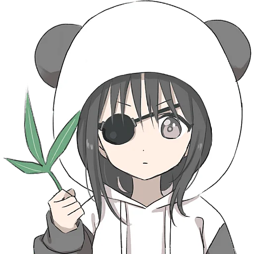 🐼 Стикер «Худи панда» для Telegram