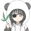 🐼 Эмодзи «Худи панда» для Telegram