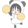 👊 Эмодзи «Худи панда» для Telegram