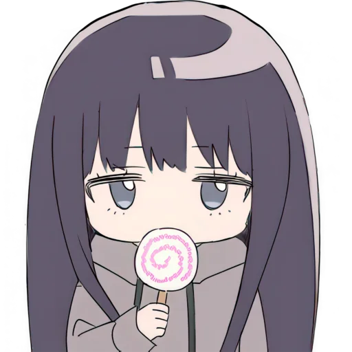 🍭 Стикер «Худи девочка» для Telegram