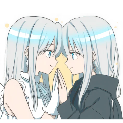 ☺️ Стикер «Серебряные сестренки» для Telegram