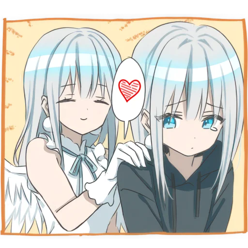 ☺️ Стикер «Серебряные сестренки» для Telegram
