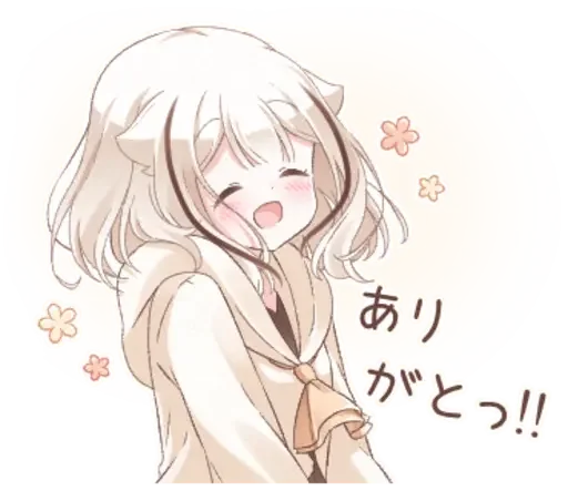 ☺️ Стикер «hoodie nya» для Telegram