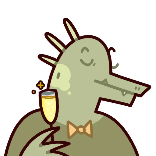 🍷 Стикер «Hooliguy» для Telegram
