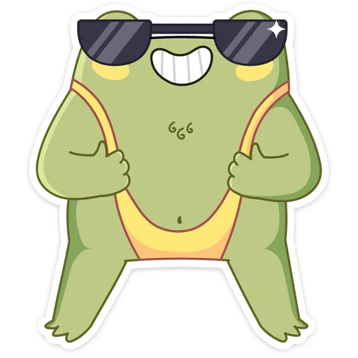 😎 Стикер «Летний Хоппер» для Telegram