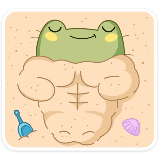 🧘‍♂ Стикер «Летний Хоппер» для Telegram