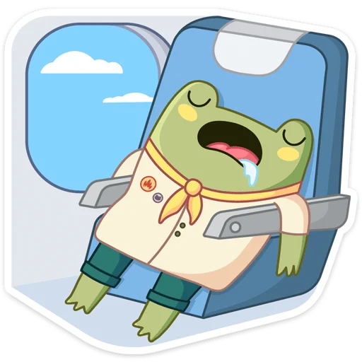 😴 Стикер «Летний Хоппер» для Telegram
