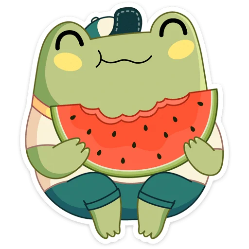 🍉 Стикер «Летний Хоппер» для Telegram