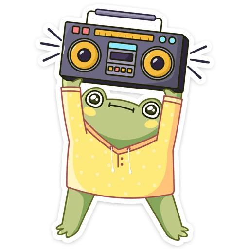 📻 Стикер «Хоппер» для Telegram