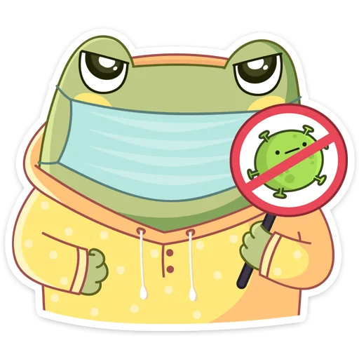 😷 Стикер «Хоппер» для Telegram