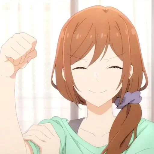 🎀 Стикер «⩇⩇՚ Hori kyoko» для Telegram