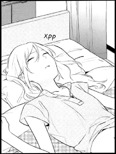 🛌 Стикер «Horimiya» для Telegram