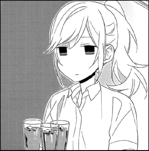😒 Стикер «Horimiya» для Telegram