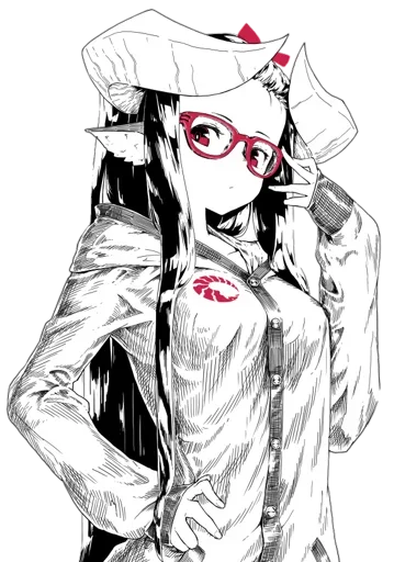 😒 Стикер «Horned girl (jaco)» для Telegram