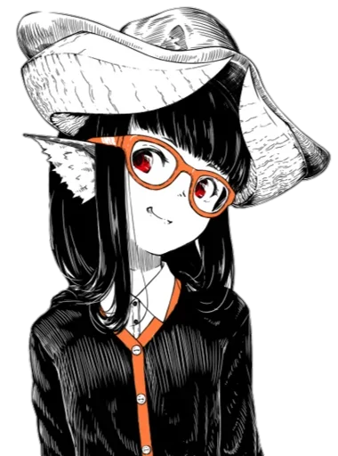☺️ Стикер «Horned girl (jaco)» для Telegram