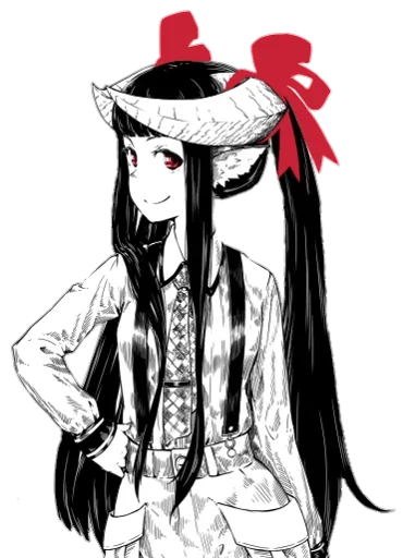 😉 Стикер «Horned girl (jaco)» для Telegram