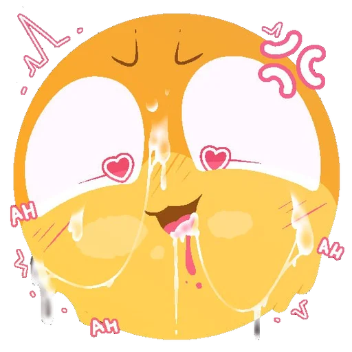 🥵 Стикер «HornyEmojis 4.0» для Telegram