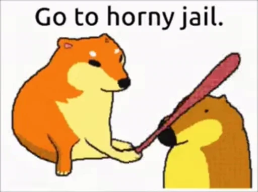 🏏 Стикер «Horny Jail» для Telegram