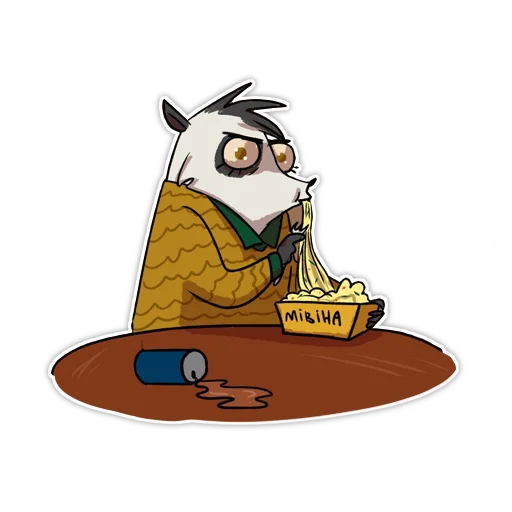 🍜 Стикер «Опоссум» для Telegram