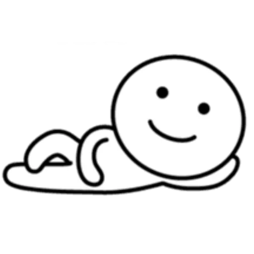 🥳 Стикер «Хорошо лежу» для Telegram