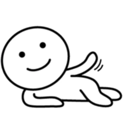 🙁 Стикер «Хорошо лежу» для Telegram