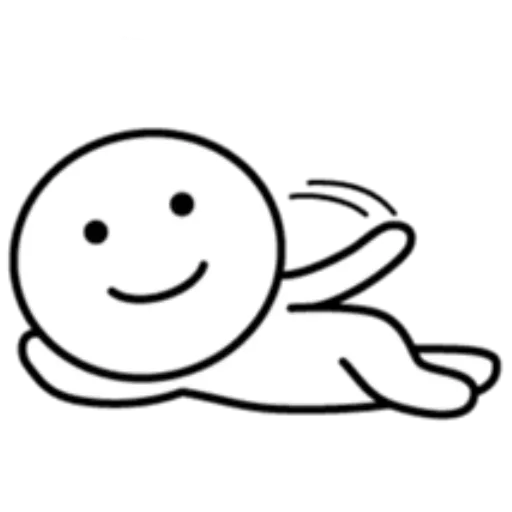 😒 Стикер «Хорошо лежу» для Telegram