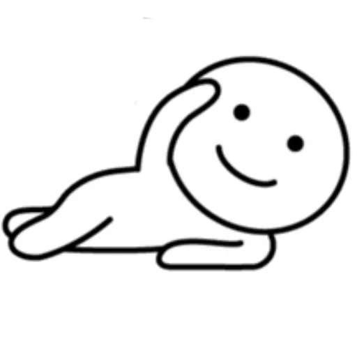 😏 Стикер «Хорошо лежу» для Telegram