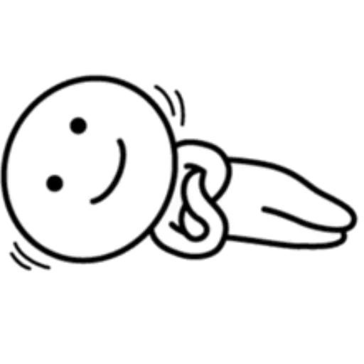 🥳 Стикер «Хорошо лежу» для Telegram
