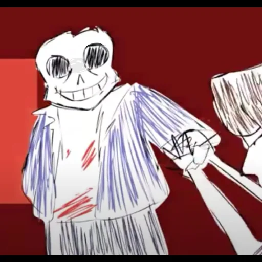 🤝 Стикер «Horrortale sans» для Telegram