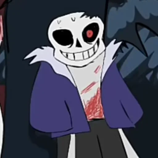 😳 Стикер «Horrortale sans» для Telegram