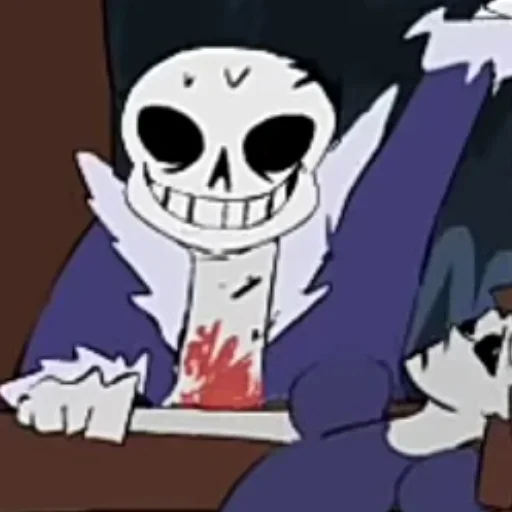 🪓 Стикер «Horrortale sans» для Telegram