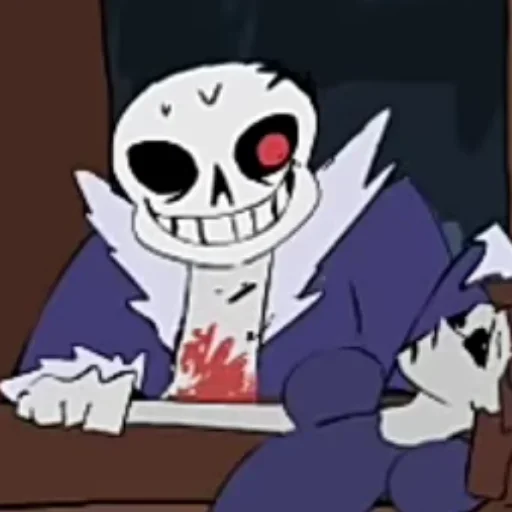 🪓 Стикер «Horrortale sans» для Telegram