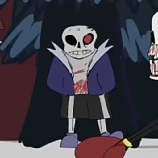 😦 Стикер «Horrortale sans» для Telegram