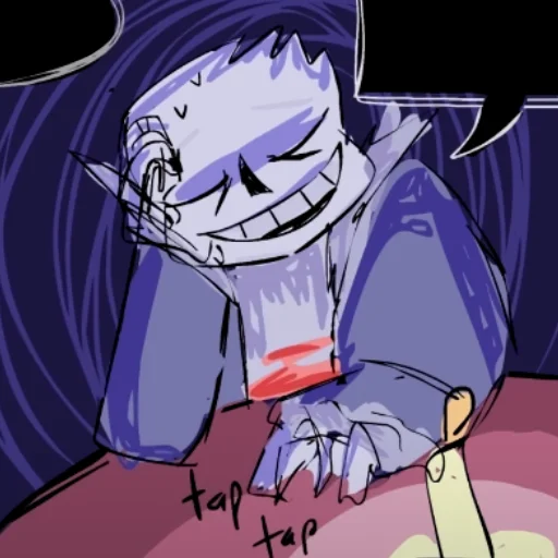 😌 Стикер «Horrortale sans» для Telegram