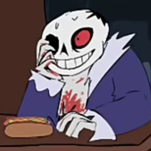 Стикерпак Horrortale sans для Telegram — скачать