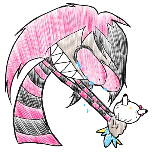 👿 Стикер «horrorxchomp» для Telegram