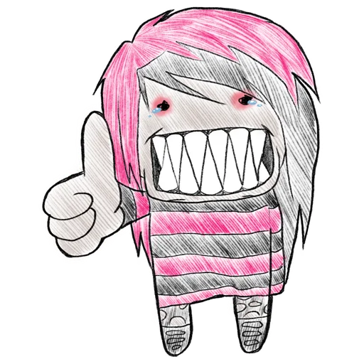 👍 Стикер «horrorxchomp» для Telegram