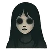 Стикер 17 Horror Emoji