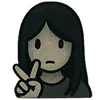 Стикер 7 Horror Emoji
